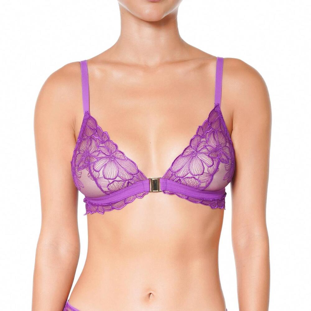 NEW HUIT symphonie bralette in violet